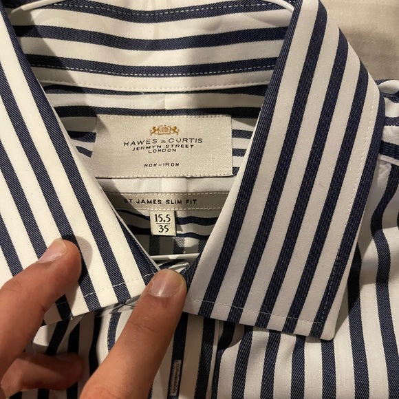 button down dress shirt 15.5 neck - Picture 3 of 3